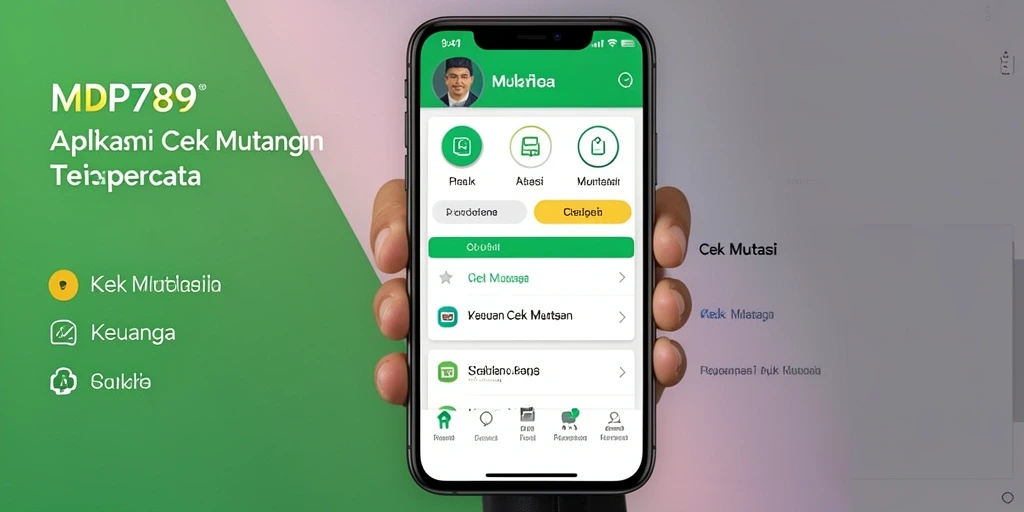 Antarmuka aplikasi Cek Mutasi MVP789 yang intuitif dan informatif.