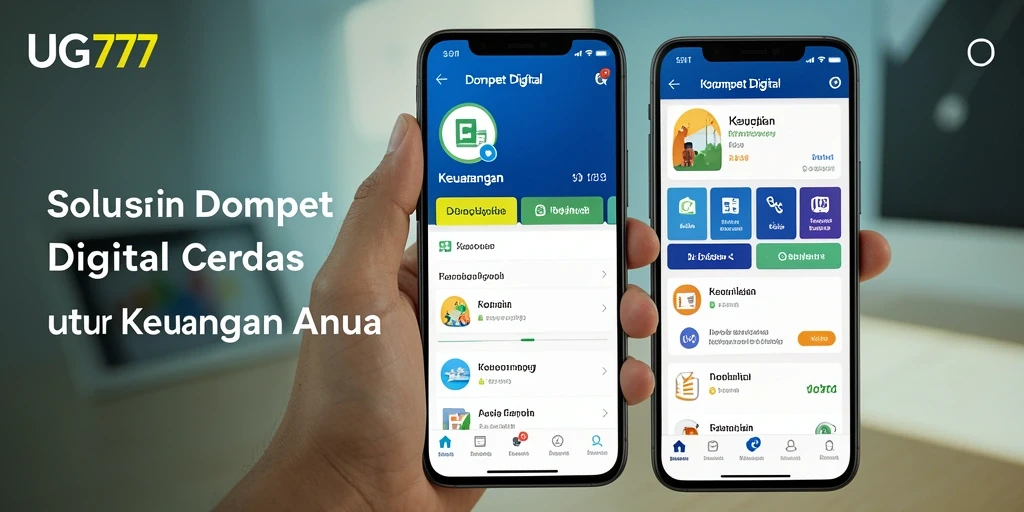 Tampilan antarmuka pengguna yang sederhana dan fungsional dari UG777.